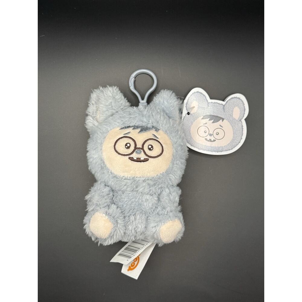 🔥LaBabies Fall Sherpa Collection Plush Monster Clip Blue BNWT🔥